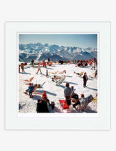 Slim Aarons Lounging In Gstaad open-edition print 101cm x 76cm