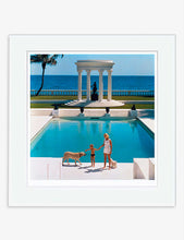 Slim Aarons Nice Pool open-edition print 76cm x 76cm