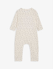 Reef strawberry-print organic-cotton sleepsuit 0-18 months