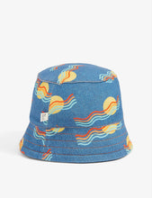 Bestival organic-cotton denim bucket hat