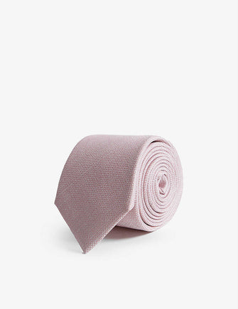 Buy Online Ceremony textured silk tie