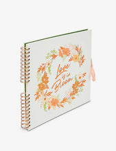 Floral wedding scrapbook 31cm x 32cm