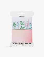 Floral Sprigs ribbons set of two