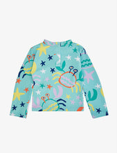 Crab graphic-print swim top 3-36 months