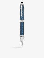 Meisterstück Glacier Solitaire platinum-plated metal and resin fountain pen