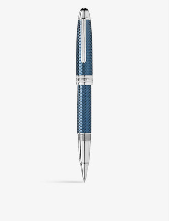 Meisterstück Glacier Solitaire platinum-plated metal and resin rollerball pen