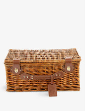 Heritage Hamper four-person wicker picnic basket and cutlery set