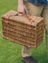 Heritage Hamper four-person wicker picnic basket and cutlery set