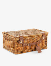 Heritage Hamper four-person wicker picnic basket and cutlery set