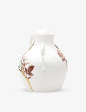 Kintsugi porcelain and gold-plated vase 18cm