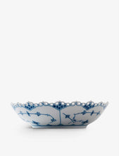 Blue Full Lace round porcelain bowl 28cm