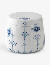 Blue Essentials porcelain lidded bowl 9cm