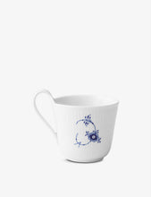 Alphabet F hand-painted porcelain mug 330ml