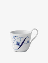 Alphabet P hand-painted porcelain mug 330ml