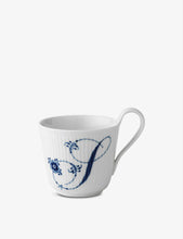 Alphabet S hand-painted porcelain mug 330ml