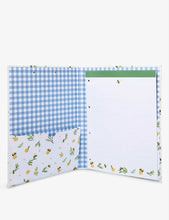 Butterfly Garden floral-print A4 padfolio 31.5cm