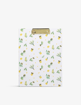 Butterfly Garden floral-print A4 padfolio 31.5cm