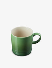 Logo-embossed stoneware mug 350ml