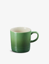 Logo-embossed stoneware mug 350ml