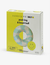 SUNNYLiFE x Smiley graphic-print inflatable pool ring 60cm