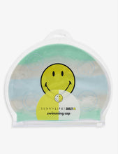 SUNNYLiFE x Smiley graphic-print silicone swimming cap