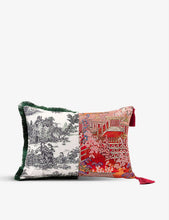 Pirra Hybrid cotton-blend cushion 50cm x 35cm