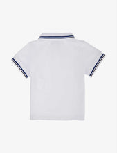 Logo-print cotton-piqué polo shirt 6-36 months