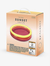 Sunset gradient-print inflatable paddling pool 150cm