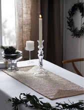 Metallic beaded table runner 90cm x 34cm