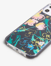 Sketchy Mag floral graphic-print iPhone 12 Pro Max anti-shock phone case