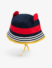 Hippo-shaped branded cotton bucket hat 12-18 months