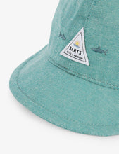 Pauk shark-embroidered woven cap 1-3 years