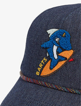 Wallaga shark-embroidered cotton-canvas cap 2-8 years