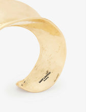 Curve brass cuff bracelet