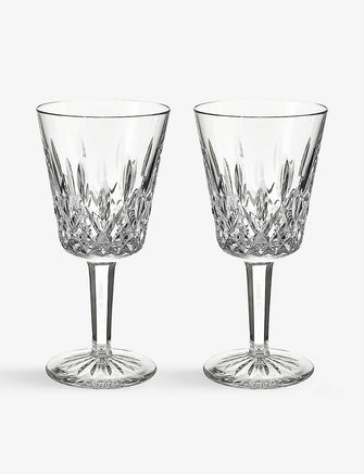 Lismore 1952 crystal-glass goblets set of two