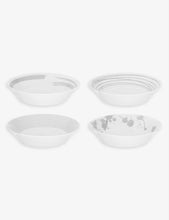 Pacific assorted porcelain pasta bowls set of four