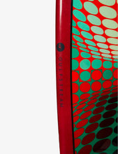 Zett limited-edition geometric-print surfboard 2.18m