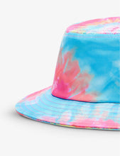 Tie-dye print cotton-blend bucket hat