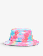 Tie-dye print cotton-blend bucket hat