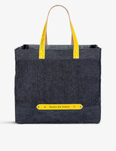 Leave No Trace denim tote bag