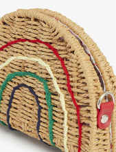 Rainbow rattan bag