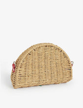 Rainbow rattan bag