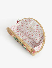 Rainbow rattan bag