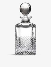 Tiara square crystal decanter 800ml