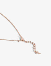 Cherra cherry-charm brass pendant necklace