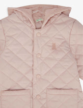 Quilted shell hooded jacket 1-18 months