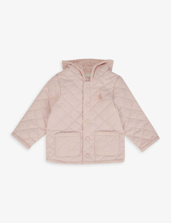 Quilted shell hooded jacket 1-18 months