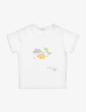 Dinosaur-print stretch-woven T-shirt 1 - 18 months