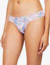 Harmony low-rise stretch-lace thong