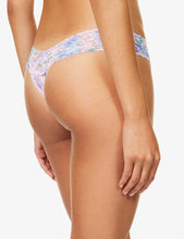 Harmony low-rise stretch-lace thong